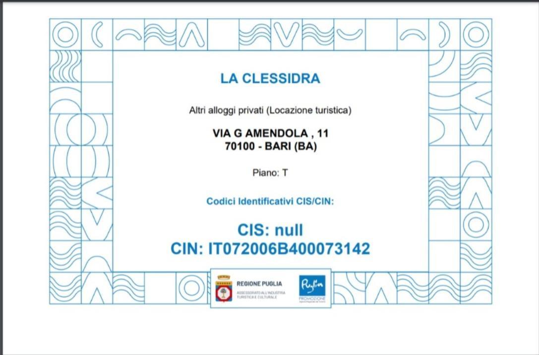 La Clessidra B&B Bari Exterior photo